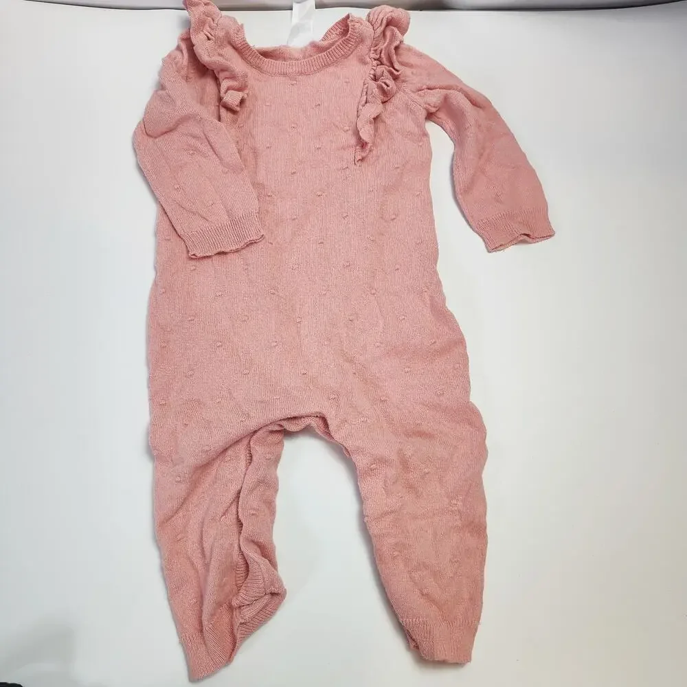 Baby Girl 6–9M Clothing Bundle Carter’s & H&M Disney Pink Layered Set